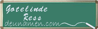 Gotelinde Ress Visitenkarte